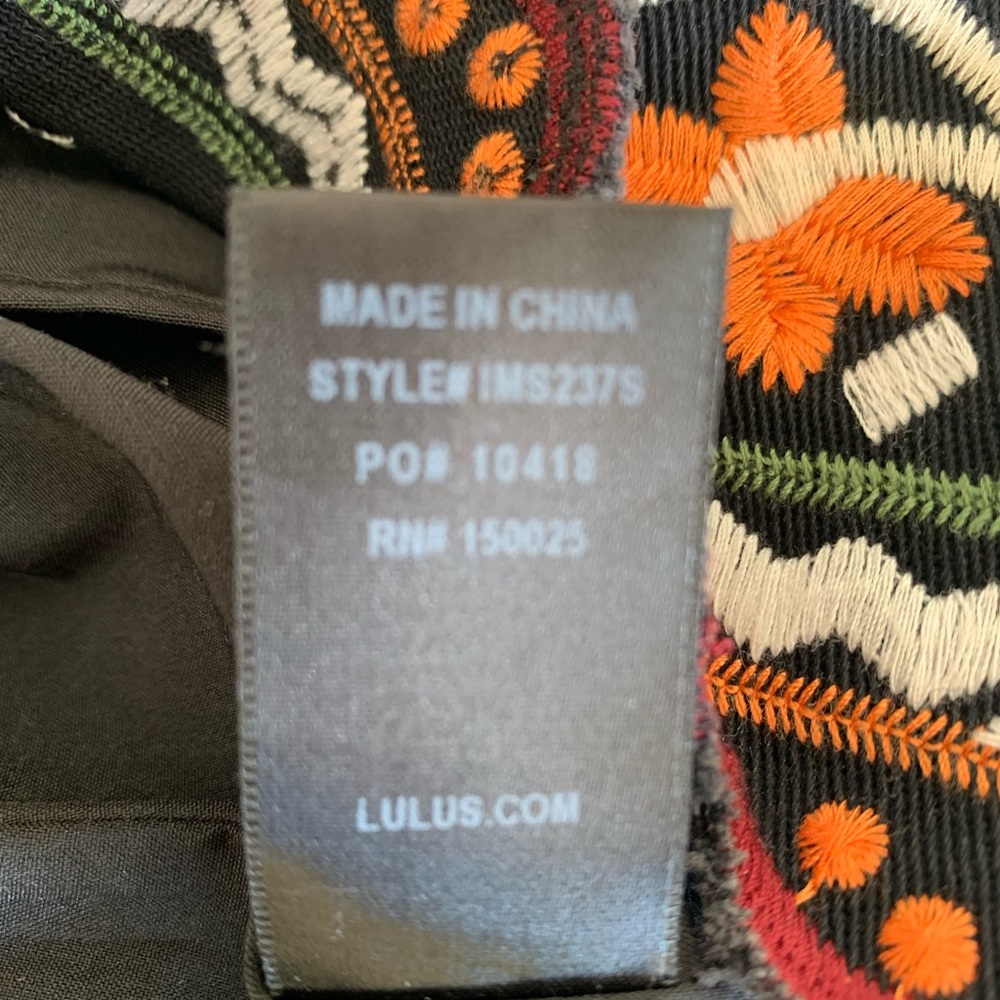 Lulu’s Black Embroidered Mini Skirt - Picture 5 of 6